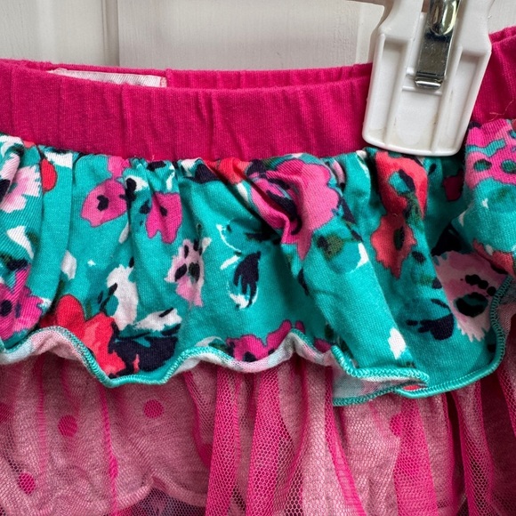 The Children’s Place 2T Girls Colorful Floral Skirt with Ruffles & Tulle - Picture 2 of 6